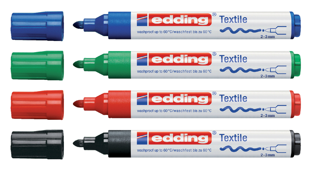 T‘shirt marker Edding 4500 blauw