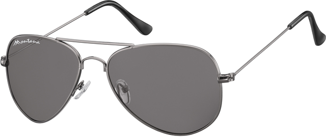 Zonnebril Montana Met Smoke Glas Staalkleurig