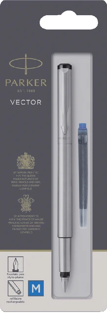 Vulpen Parker Vector M Roestvrij Staal