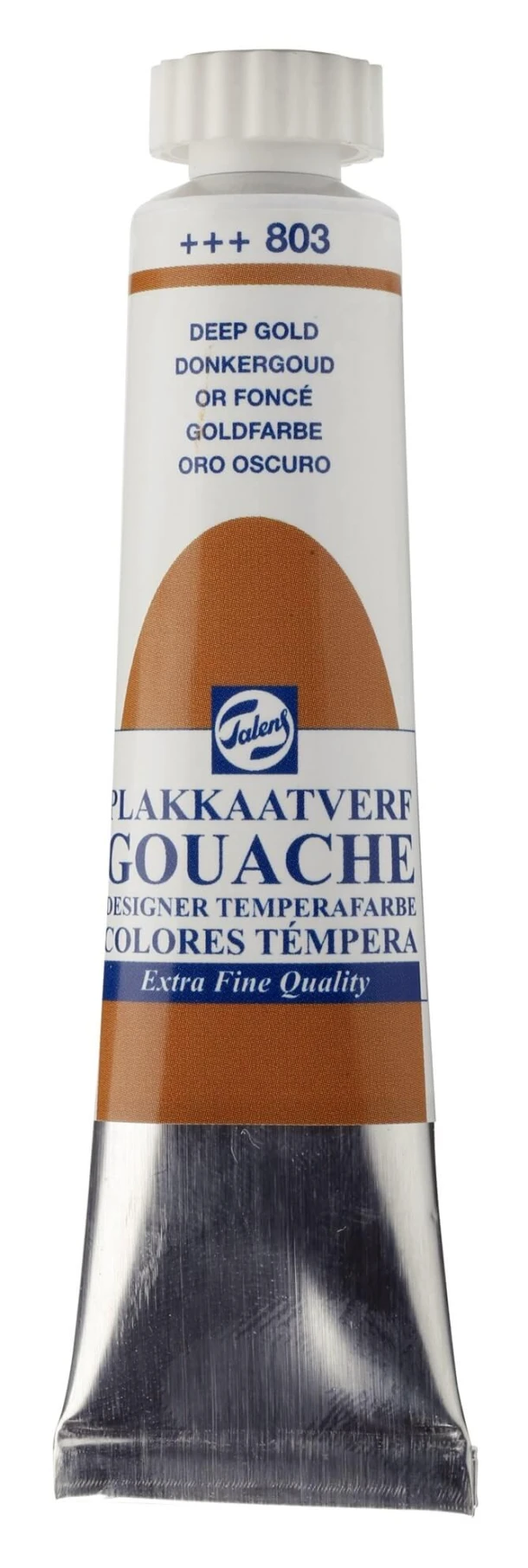 Plakkaatverf Extra Fijn tube 20 ml Donkergoud
