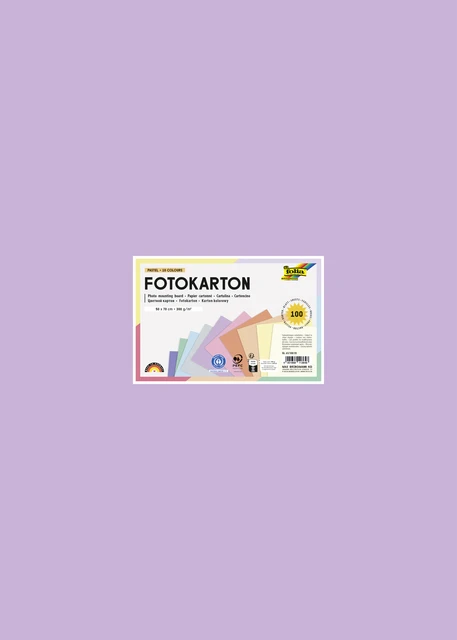 Fotokarton Folia 300gr 50x70cm pastelkleuren