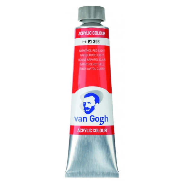 Van Gogh Acrylverfverf tube 40 ml Naftolrood licht