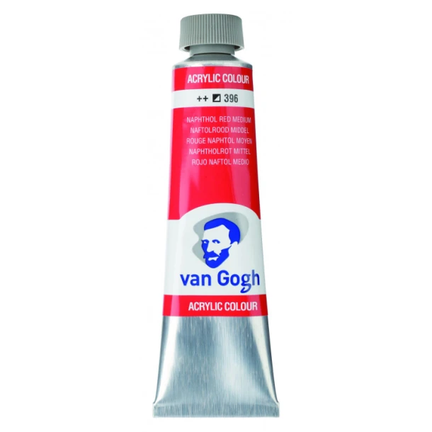 Van Gogh Acrylverfverf tube 40 ml Naftolrood midde