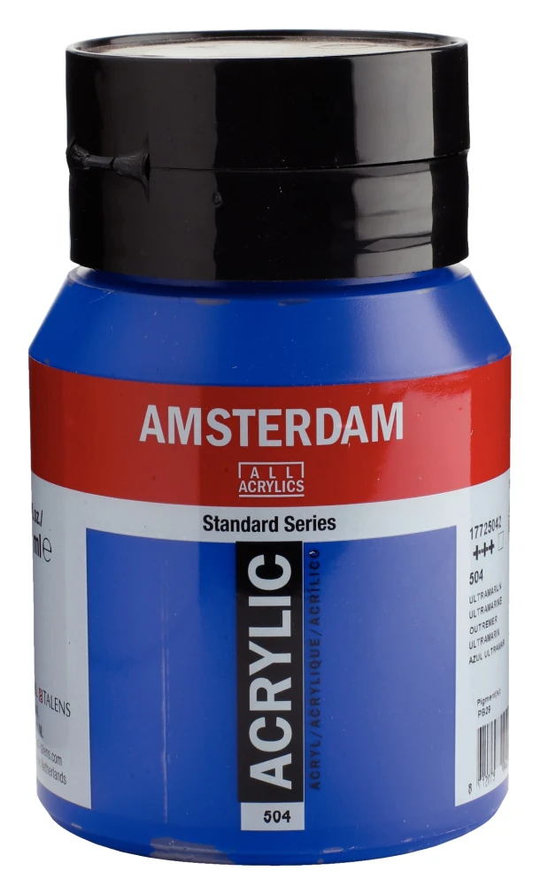 Amsterdam Acrylverf 500 ml Ultramarijn 504