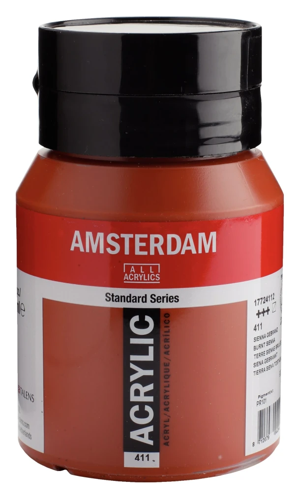 Amsterdam Standard Series Acrylverf Pot 500 ml Sienna Gebrand 411