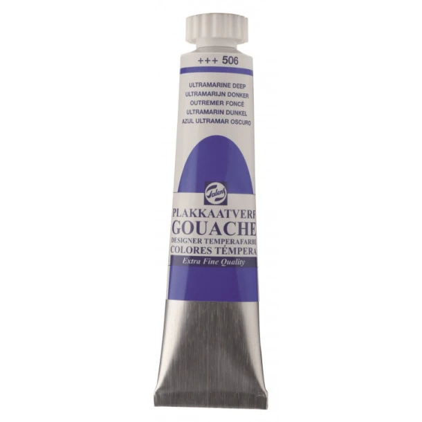 Plakkaatverf Extra Fijn 20 ml Tube Ultramarijn donker