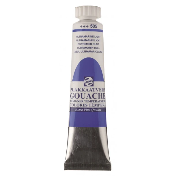Plakkaatverf Extra Fijn 20 ml Tube Ultramarijn licht