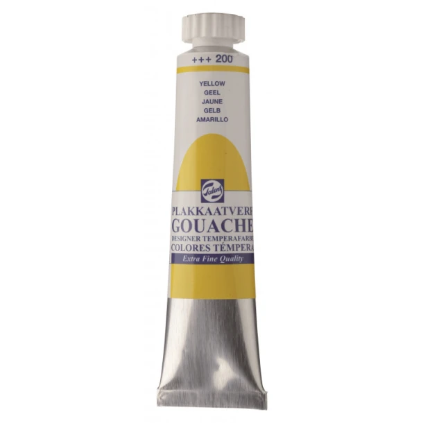 Plakkaatverf Extra Fijn tube 20 ml Geel