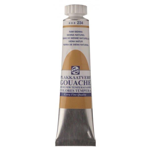 Plakkaatverf Extra Fijn tube 20 ml Sienna naturel