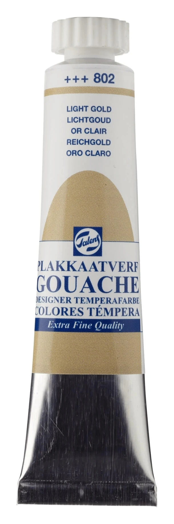 Plakkaatverf Extra Fijn tube 20 ml Lichtgoud