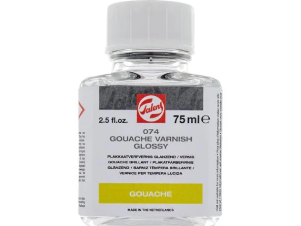 Plakkaatvernis glanzend flacon 75 ml 074