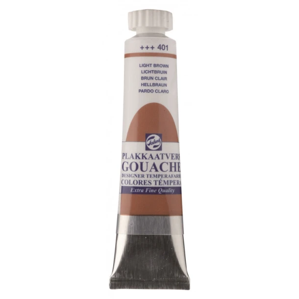 Plakkaatverf Extra Fijn tube 20 ml Lichtbruin