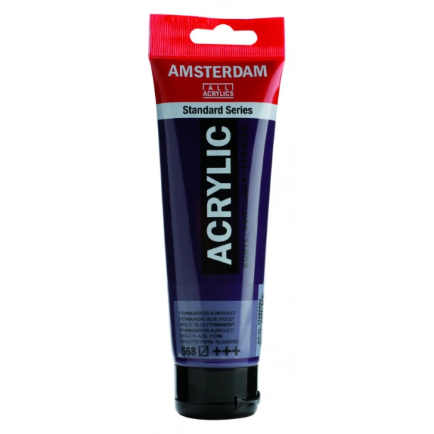 Amsterdam Standard Series Acrylverf Tube 120 ml Permanentblauwviolet 568