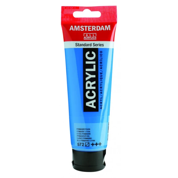 Amsterdam Standard Series Acrylverf Tube 120 ml Primaircyaan 572
