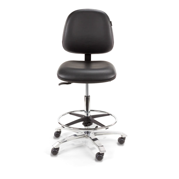 Werkstoel Score Ergo Line 2302, voetenring, hoogte 60-85cm