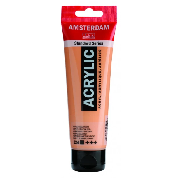 Amsterdam Acrylverf 120 ml Napelsgeel Rood 224
