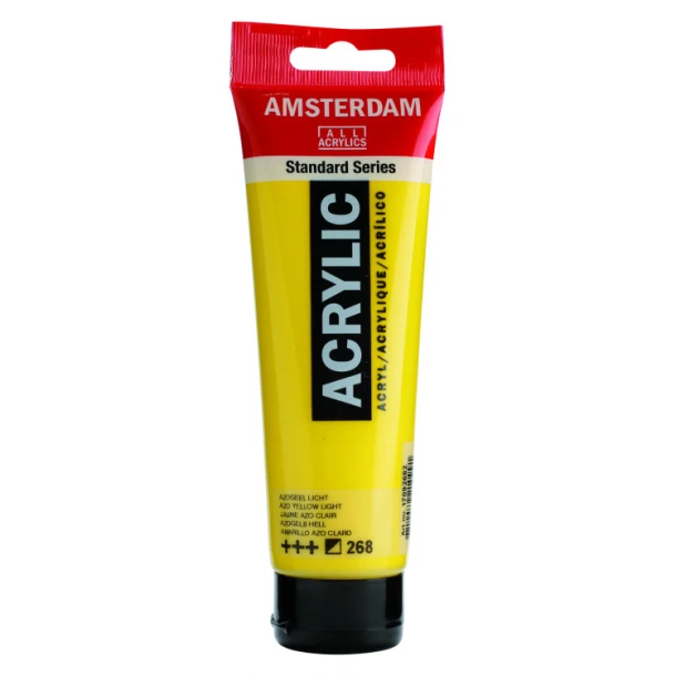 Amsterdam Standard Series Acrylverf Tube 120 ml Azogeel Licht 268