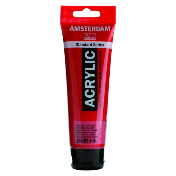 Amsterdam Standard Series Acrylverf Tube 120 ml Naftolrood Donker 399
