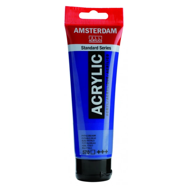 Amsterdam Standard Series Acrylverf Tube 120 ml Phtaloblauw 570