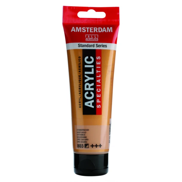 Amsterdam Standard Series Acrylverf Tube 120 ml Donkergoud 803