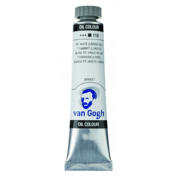 Van Gogh Olieverf tube 20 ml Titaanwit (lijnolie)