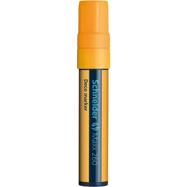 Krijtstift Decomarker Schneider 260 fluor oranje