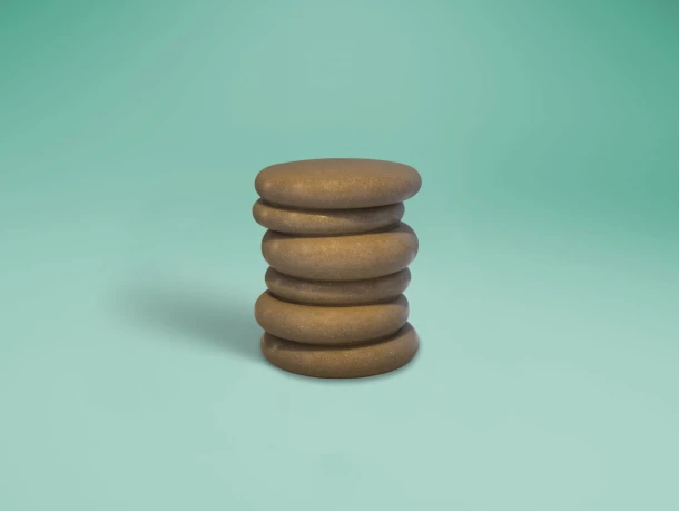 Zitkruk Vepa Wybelt, hoogte 45cm, diameter 38cm