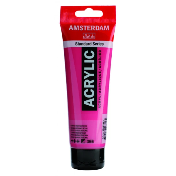 Amsterdam Acrylverf 120 ml Quinacridoneroze 366
