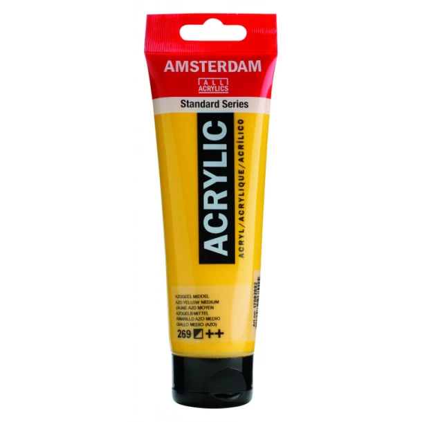 Amsterdam Acrylverf 120 ml Azogeel Mid.  269