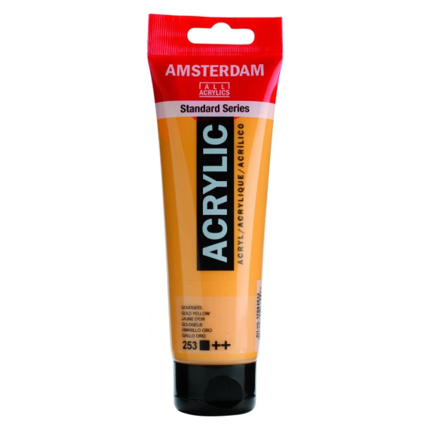 Amsterdam Acrylverf 120 ml Goudgeel 253