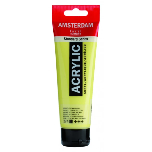Amsterdam Standard Series Acrylverf Tube 120 ml Nikkeltitaangeel 274