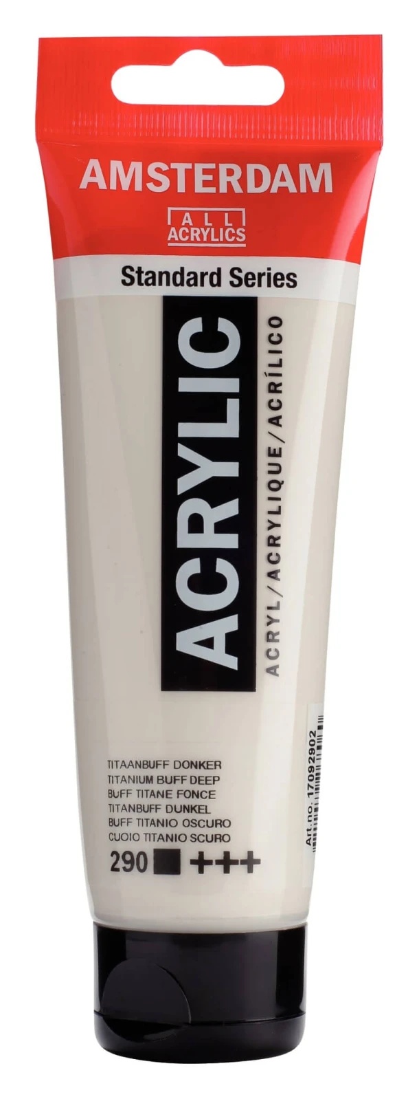 Amsterdam Standard Series Acrylverf Tube 120 ml Titaanbuff Donker 290