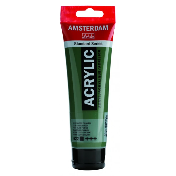 Amsterdam Standard Series Acrylverf Tube 120 ml Olijfgroen Donker 622
