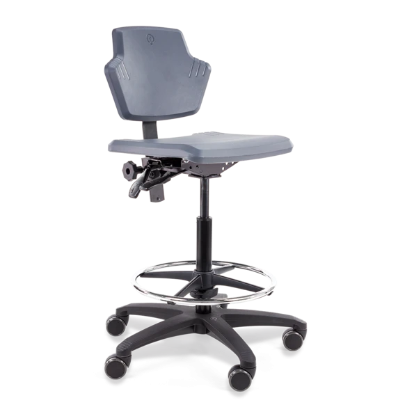 Werkstoel Score Spirit 1502-F, PU SP rug en zitting, incl. voetring