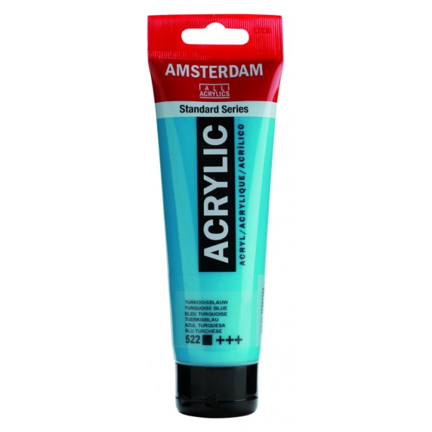 Amsterdam Standard Series Acrylverf Tube 120 ml Turkooisblauw 522