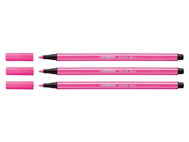 Viltstift STABILO Pen 68/056 neon roze