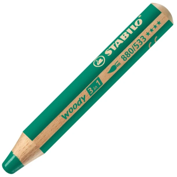STABILO woody 3 in 1 - multitalent potlood - groen