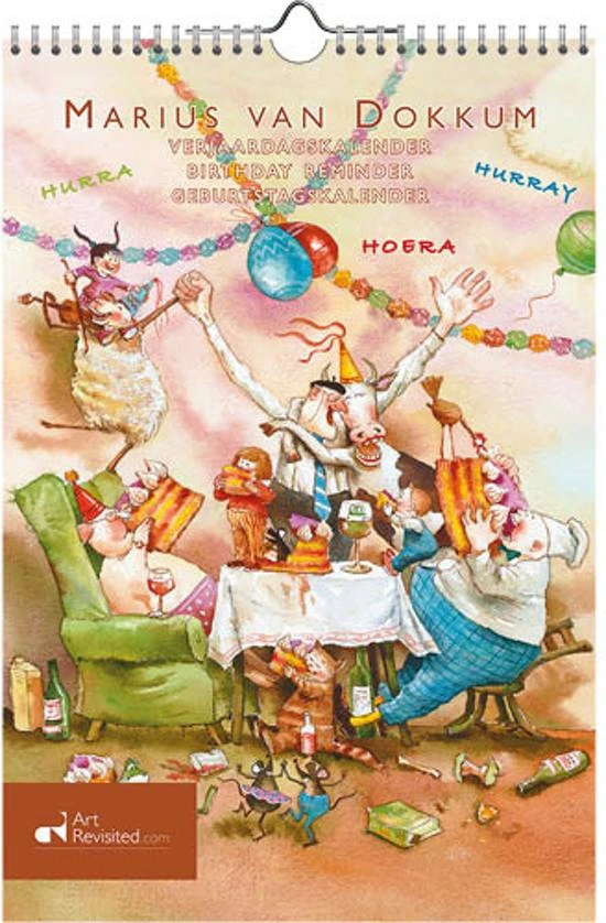 Verjaardagskalender Marius van Dokkum 'Opa Jan