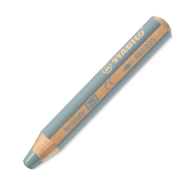 STABILO woody 3 in 1 - multitalent potlood - zilver