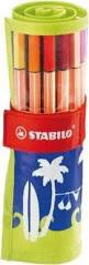 STABILO Fineliner Point 88 met 25 st. gr/b