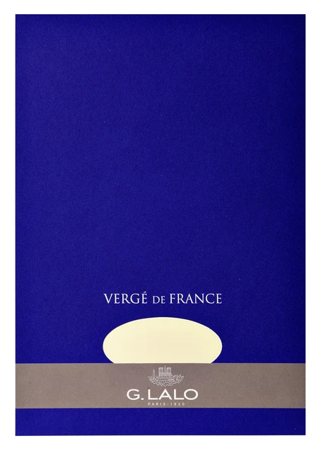 Schrijfblok Lalo A4 blanco 50vel 100gr gevergeerd ivoor