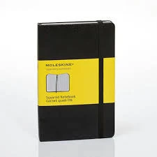 Notitieboek MoleskinePocket Squared Hard Cover Black