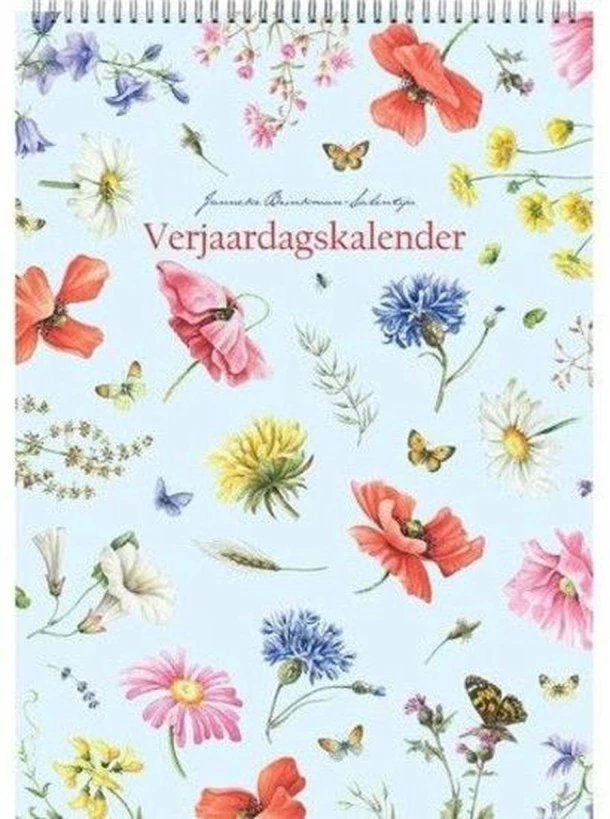 Verjaardagskalender Janneke Brinkman Wilde bloemen
