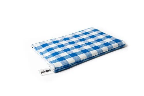 Laptop sleeve Pijama Blauw ruit 15,4inch
