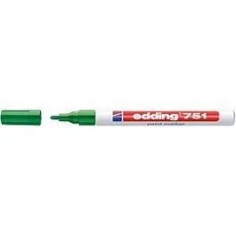 Viltstift Edding 751 lakmarker rond groen 2mm