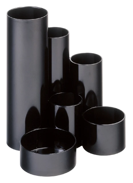 Pennenkoker MAUL Tubo zwart 6-vaks Ø150x125mm
