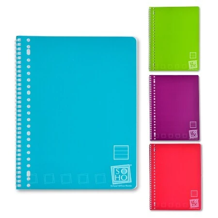 Collegeblok pp lijn sp 23r SOHO pak a 2 stuks