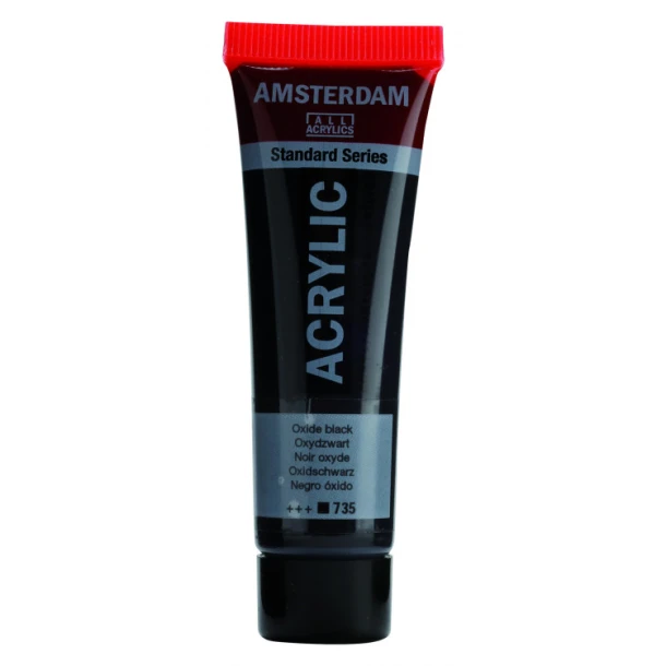 Amsterdam Standard Series Acrylverf Tube 20 ml Oxydzwart 735