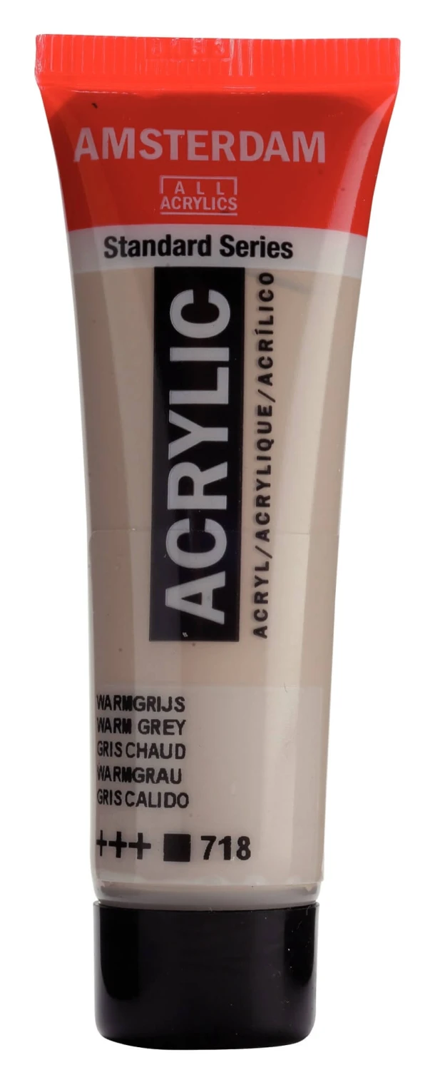 Amsterdam Standard Series Acrylverf Tube 20 ml Warmgrijs 718