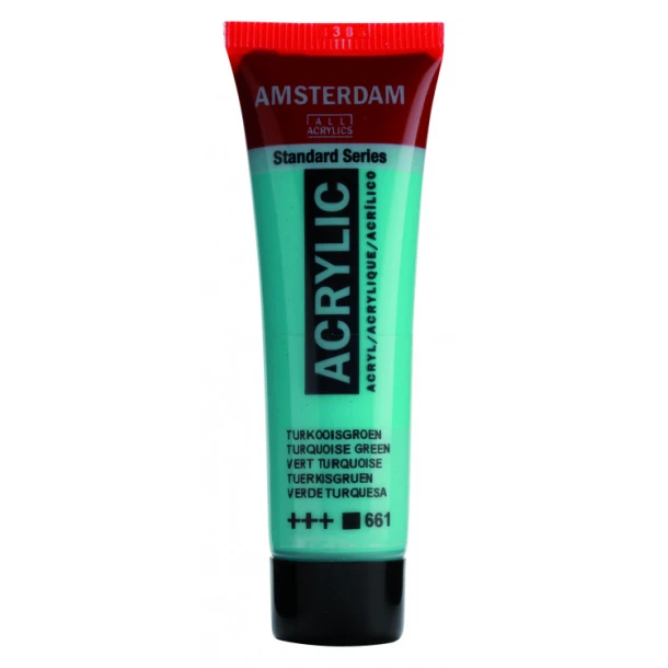 Amsterdam Standard Series Acrylverf Tube 20 ml Turkooisgroen 661